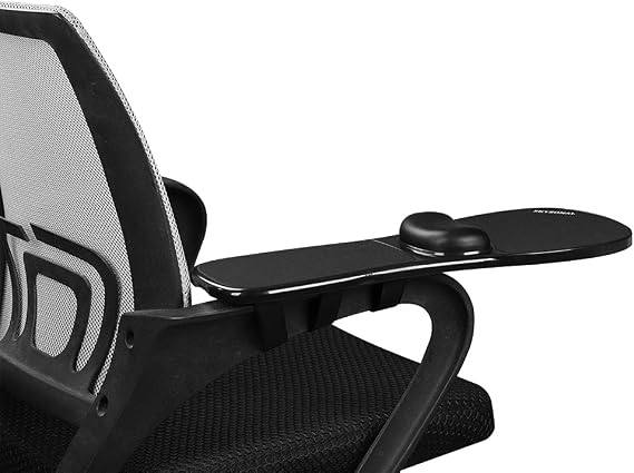 Home Office Computer Arm Rest Chair Armrest Mouse Pad Mat Wrist Support Black (Please Measure Chair arm Rest Size and Confirm Our Straps Size Before Ordering)