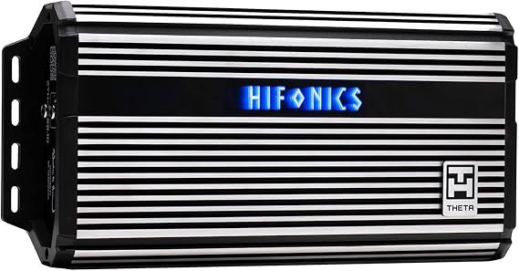 Hifonics ZTH-1525.1D Zeus Theta Compact Mono Channel Car Audio Amplifier (Silver) Class D Amp, 1500-Watt, Onboard Electronic Crossover, Built-in Bass Control, Bass Remote Included