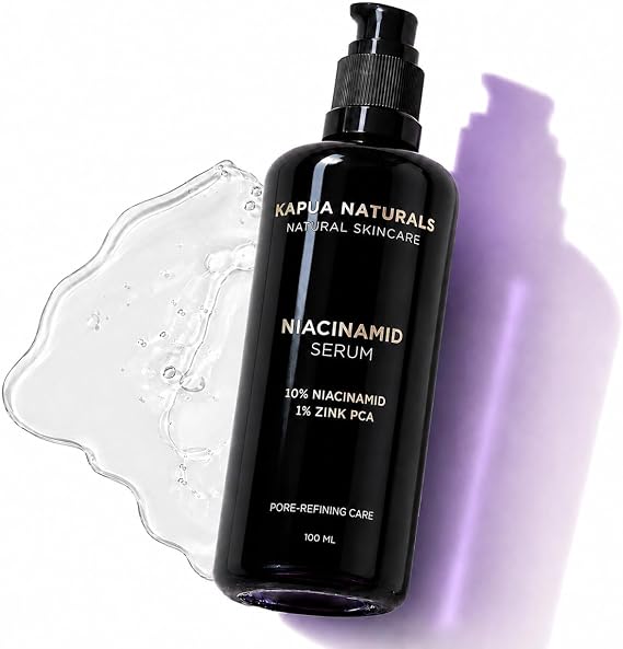 BIO Niacinamide Serum High Concentration 100ml • 10% Niacinamide + 1% Zinc Pore Minimizer Reduces Discoloration Even Skin Tone Anti-Blemish, Fights Inflammation & Redness • Natural Cosmetics