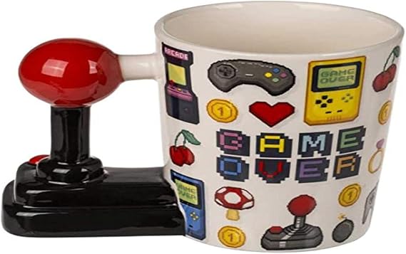 ootb Mug, Game Over with Controller Cuff, approx. 12 x 9 cm