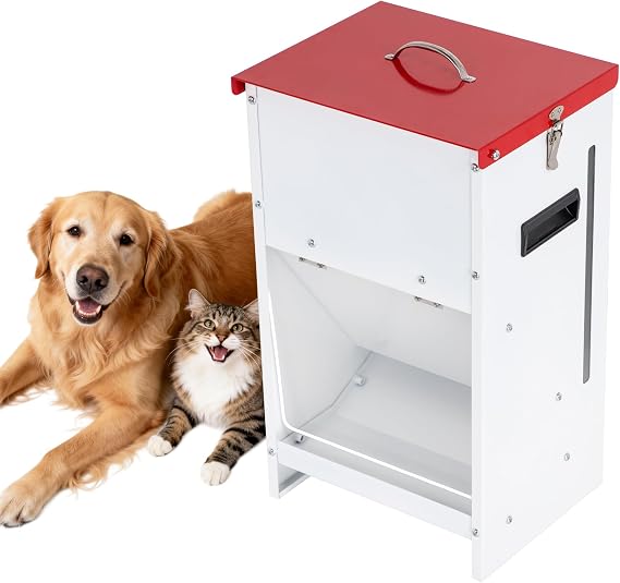 Automatic Dog Feeder - 25LBS Capacity Auto Gravity Dispenser
