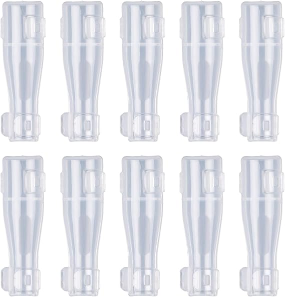 UncleS 10 Pcs Makeup Brush Covers Protector Makeup Brush Organizers Case Keeping Brushes Clean Reusable Cosmetic Brush Holder