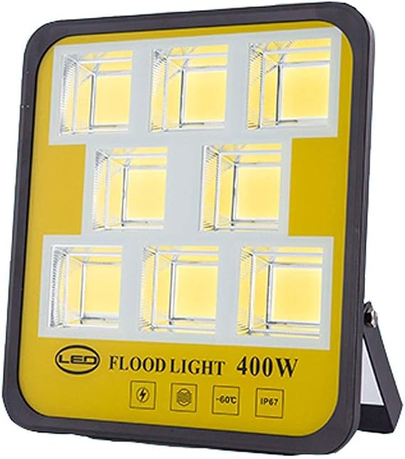 Home Floodlight,Outdoor IP67 Waterproof LED Projection Lamp Outdoor Roof Top Open Door Lighting Explosion-Proof Lamp IP66/65 (Color:White Light, Size:400W)