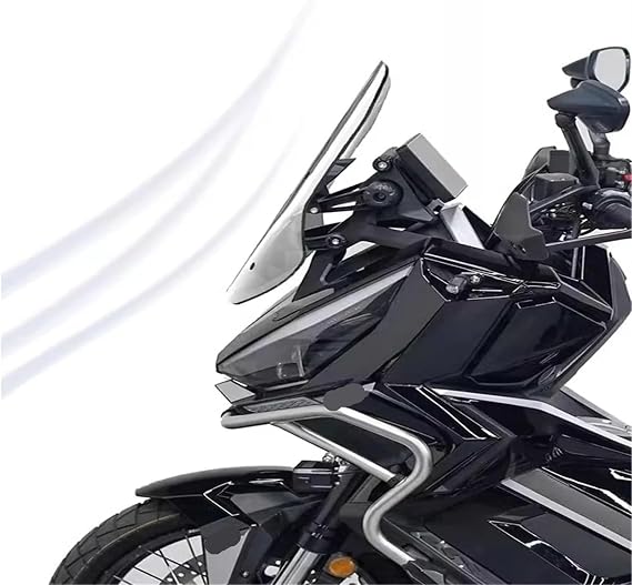 Wind Screen Motorcycle Windshield For Zontes ONTES 368G 368g 368 G Modified Front Wind Deflector Windshield(Smoke 63cm)