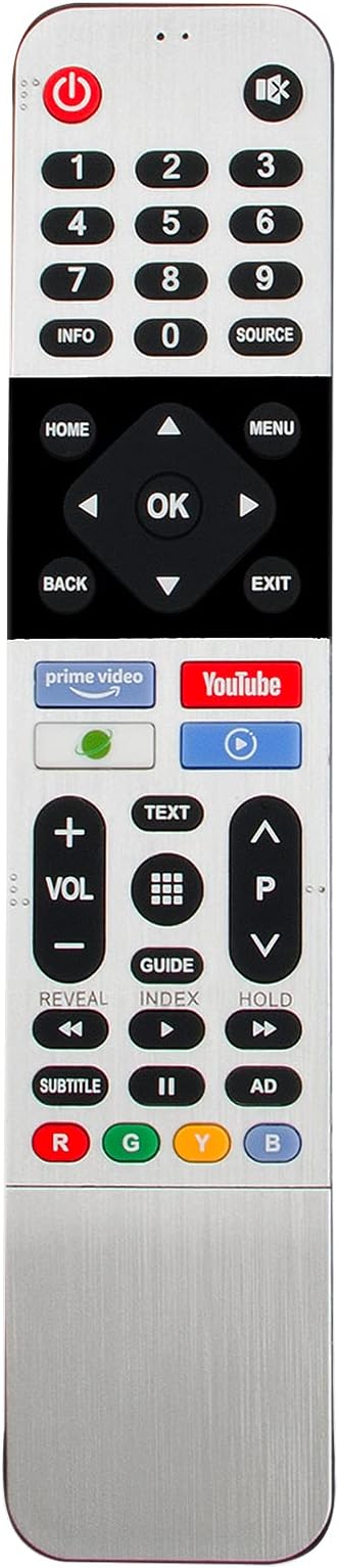 539C-268920-W010 Remote Replacement for Skyworth Smart TV 43UB5500 | 43UB5550 43UB5560 50UB5500 50UB5550 50UB5560 55UB5500 55UB5550 55UB5560 32TB5000 40TB5000 43TB5000 32TB5050 40TB5050 43TB5050