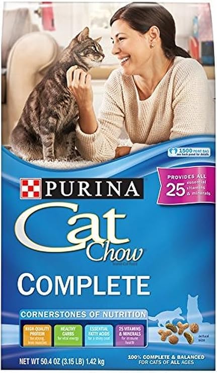 Purina Cat Chow Complete Dry Cat Food, 3.15 LB