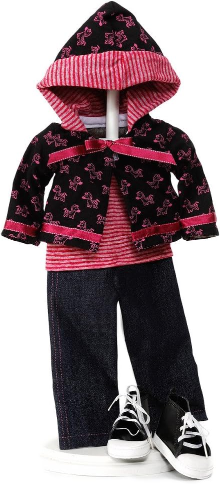 Madame Alexander Hoodie, Black/Pink