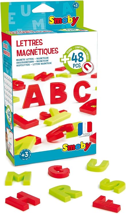 Smoby 430100 48 Magnetic Letters, Crafts and Painting