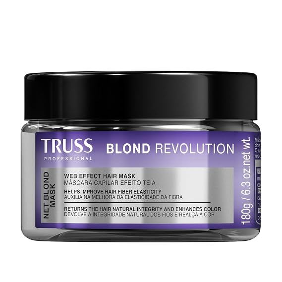 TRUSS Blond Revolution Hair Mask, Color-Enhancing Web Formula, 6.3 oz