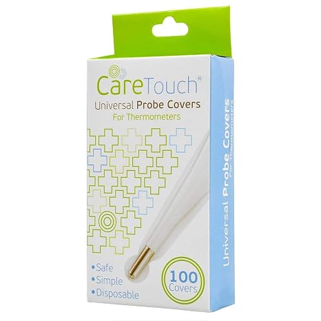 Care Touch CTPC100 Disposable Universal Probe Covers, Shape (Pack of 100)