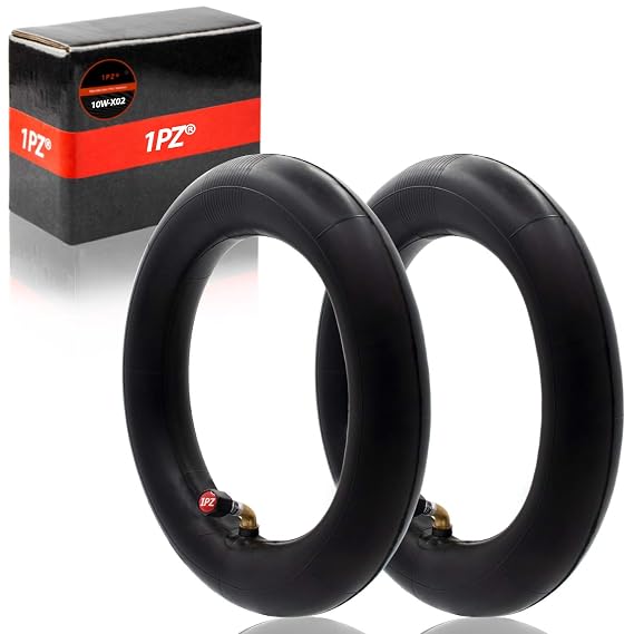 1PZ 2-Pack Heavy-Duty 90 Valve 10x2 10x2.125 Inner Tube Replacement for 10x1.90 10x1.95 54-152 2-Wheel Self Balancing Electric Scooter Kid Bike Baby Jogger Swagtron Swagcycle Trike Strollers