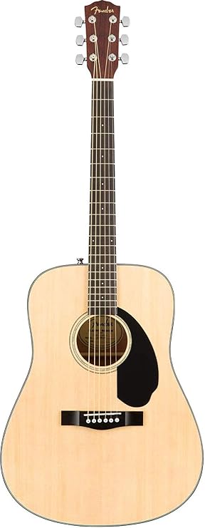 Fender CD-60S Dreadnought Acoustic Guitar, Natural