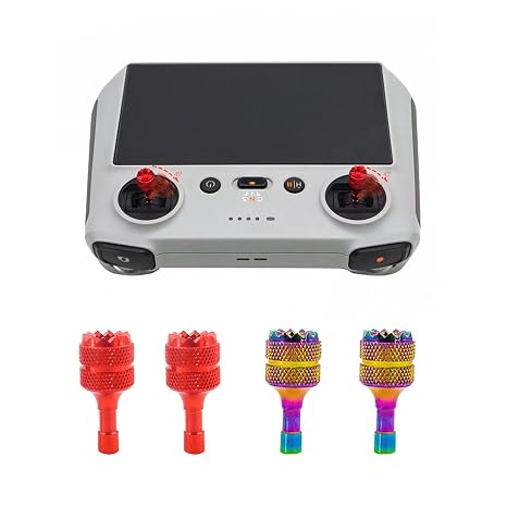 Joystick Replacement for DJI RC 2 / RC Remote Joysticks Thumb Rocker Sticks, Aluminum Alloy Joysticks Universal for DJI Mini 5 Pro/3Pro//Mini 4 Pro/Air 3 /3S/Mavic 3 Pro/Flip/NEO Screen Controller