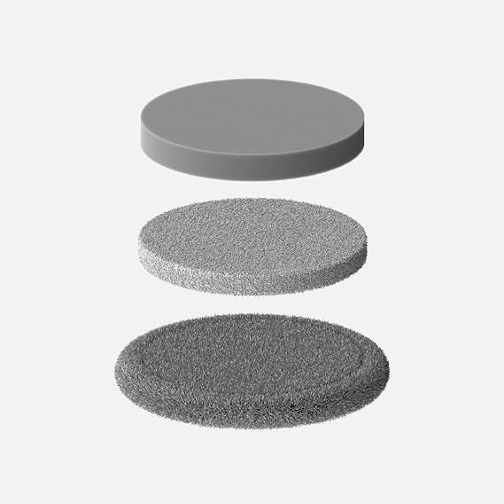 HOTO 3 Pcs Replacement Pads for HOTO Electric Scrubber with Long Handle