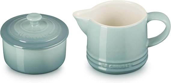 Le Creuset Stoneware Cream & Sugar Set, Sea Salt