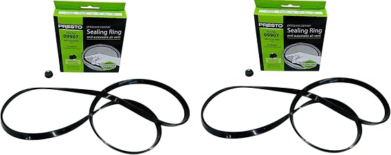 2-Pack Pressure Cooker Sealing Ring Gasket Compatible with Presto 09907