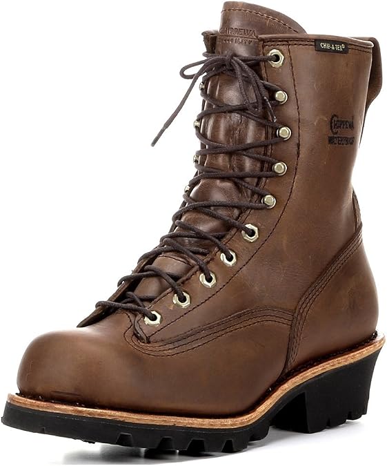 Chippewa Men's Waterproof Lace to Toe Logger Work Boots