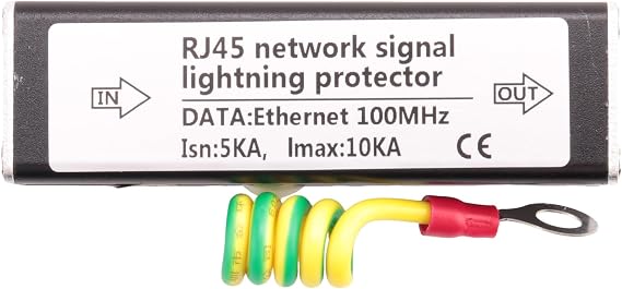 RJ45 Plug Ethernet Network Surge Protector Arrester 100MHz