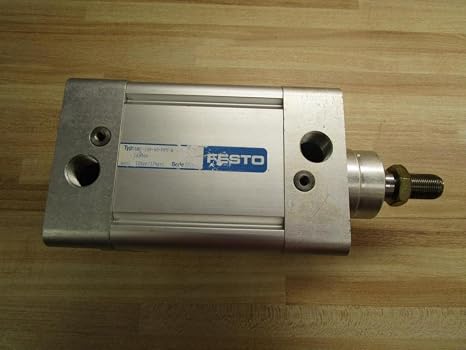 FESTO DNC-100-40-PPV-A 0.6-12 BAR Operating Pressure, 100 MM Piston Diameter, 163466, 40 MM Stroke, DNC Series, G1/2 Pneumatic Connection, ISO Cylinder, M20X1.5 Piston Rod Thread, Male Rod END