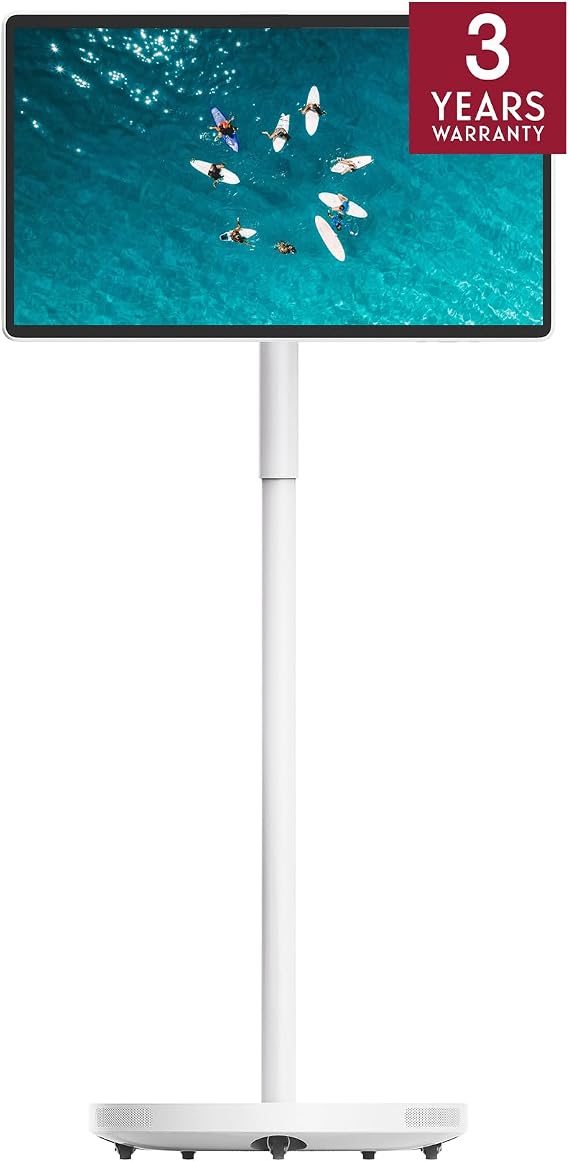 Thomson Go Plus Pro 27" Full Hd 100 Hz Dokunmatik Ekranlı Taşınabilir Akıllı Monitör, Android İşletim Sistemi, Dahili Batarya, Dahili Kamera, Subwoofer, Wi-Fi 6, Beyaz [Enerji Sınıfı E]