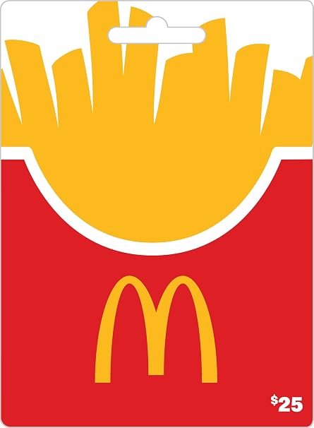 McDonald's Physical Gift Card