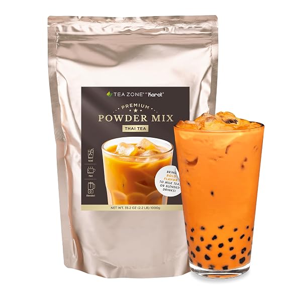 Tea Zone Thai Tea Powder, P1075 - Bag (2.2 lbs)