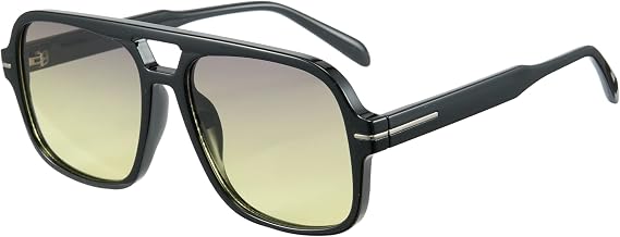 Cyxus Oversized Tangle Free Aviator Sunglasses for Women UV Protection 1240