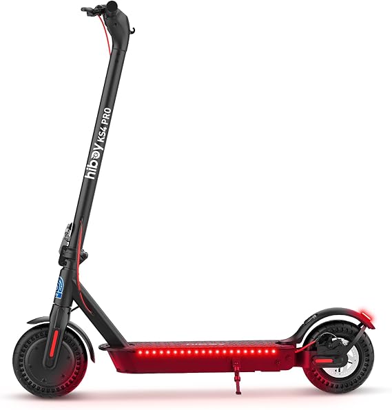 Hiboy KS4 Pro Electric Scooter for Adults, 25-Mile Range, 19 MPH | 750W peak power, 10" honeycomb tires, app control and foldable frame