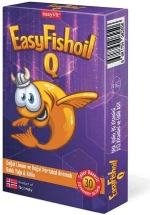 Easyvit Easyq Kids Omega 3 Choline Vitamin 30 Tablets