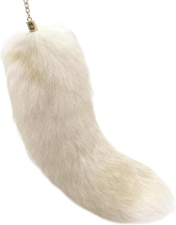 cat tail Fluffy Fox Tail Fur Fox Tail Keychain furry tail Costume Cosplay Accessorie Furry Wolf Tail Handbag