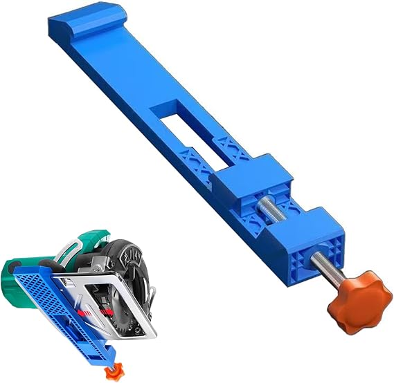 Adjustable Cutting Machine Base Guide Circular Saw Positioning Clamp