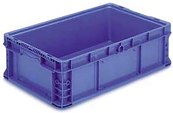 ORBIS Stakpak Modular Straight Wall Container, 24"L x 15"W x 7-1/2"H, Blue