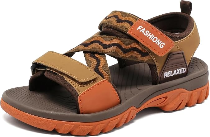 Women Orthopedic Walking Sandals with Arch Support Comfort Sport Hiking Recovery Sandals for Outdoor Cushioned Athletic Waterproof Adjustable Strap Camping Slide Sandals Summer Beach Water Shoes