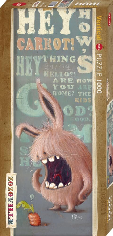 Heye Carrot Vertical Puzzles 1000-Piece, Multi-Colour