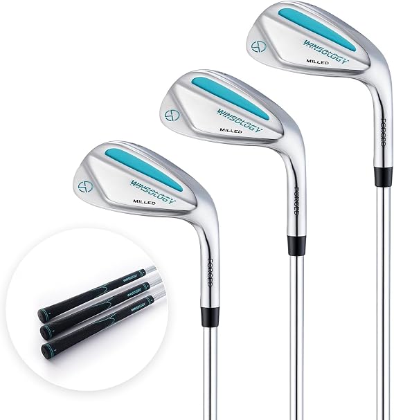 Golf Sand Wedges Set, 50/54/58 Degree Wedges Golf Clubs for Men and Women, Pitching Wedges for Right Hand, Golf Gift
