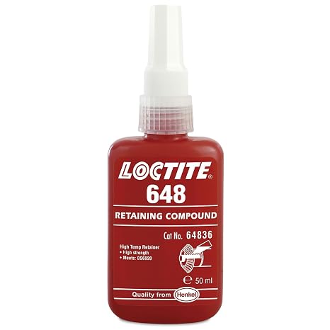 648 Retaining Compound 50 mL Bottle, Green | High Strength Bonding Adhesive
