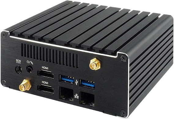 Jetway JBC313U691W-335B Intel Apollo Lake Celeron N3350 Fanless Mini PC w/Dual GbE LAN, onboard TPM 2.0 (8GB DDR3L + 128GB mSATA)