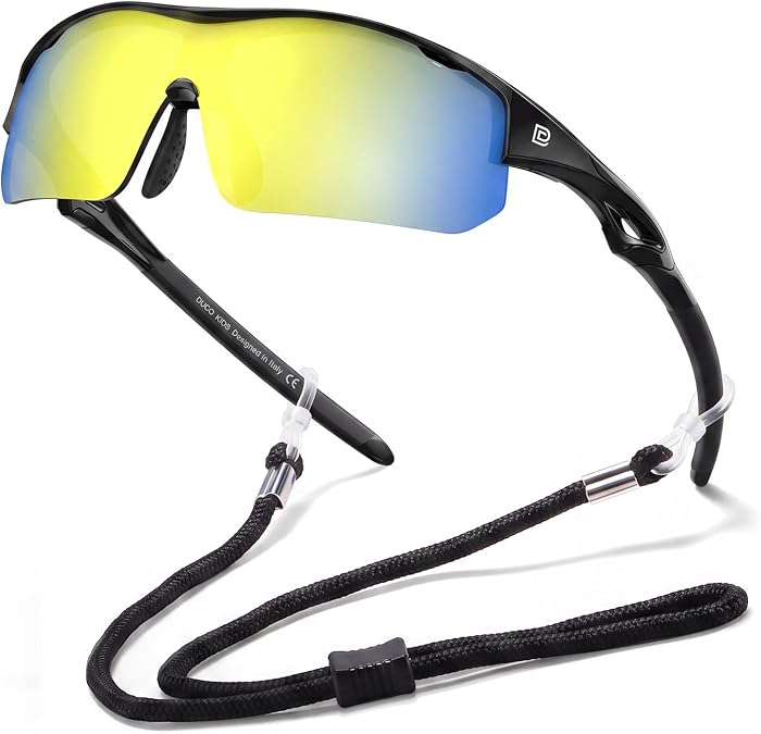DUCO 19g Kids Sports Sunglasses Age 3-8 Girls Boys UV400 - DK261