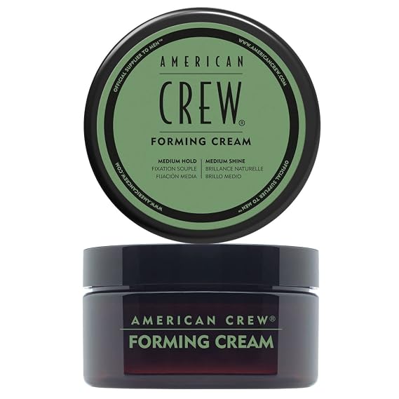 American Crew Men's Hair Forming Cream (OLD VERSION), Like Hair Gel with Medium Hold & Medium Shine, 3 Oz (Pack of 1)