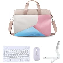 Microcase Lenovo Yoga Tab Plus 12.7 inch için Macbook Çantası+Türkçe Klavye+Mouse+Tablet Standı Beyaz AL5165