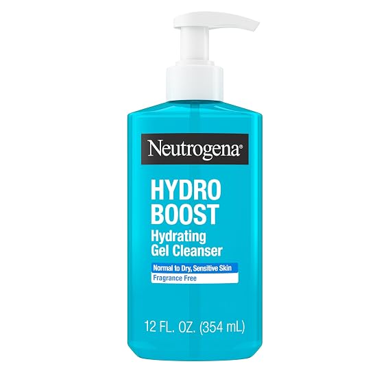 Neutrogena Hydro Boost Face Wash, Fragrance Free, 12 fl oz