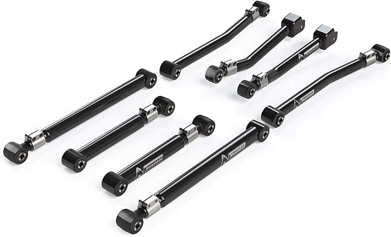 TeraFlex JT: Alpine Control Arm Kit 8-Arm Adjustable (0-4.5 Lift)