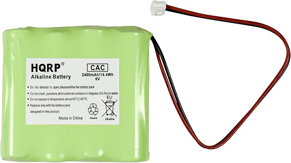 HQRP 6V Battery Compatible with Saflok SDDC-A1115 A28110 X-GAA-FC42 A28100 HTL11 MT28100 CSS5200 4AA-CE121 NABC-72083700, HD Supply 884952 100-0195 26111702, DRY0017 DRY0201 Hotel Door Lock