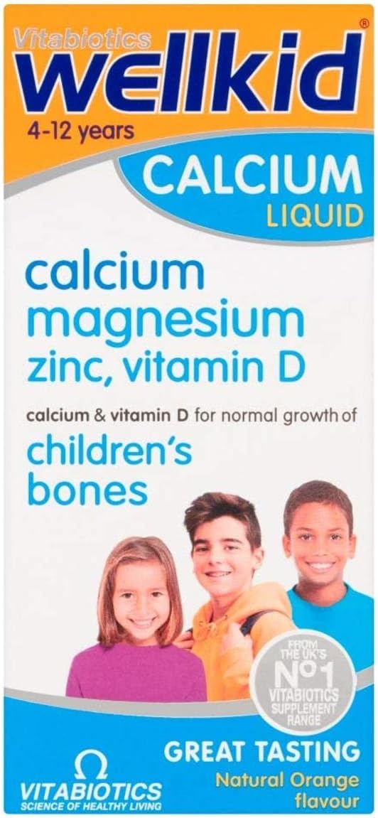 Wellkid by Vitabiotics Calcium Liquid 150ml