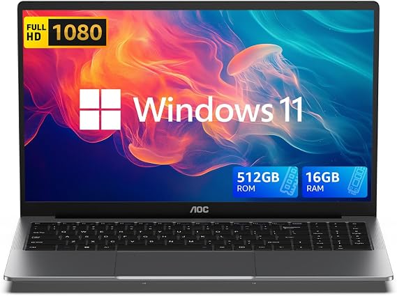 FHD Display Laptop Computer, Home/Business/Student Laptop, USB3.2, HDMI