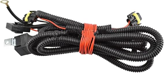 Headlights For VW For POLO For Golf For Jetta MK5 MK6 Fog Light Lamp Wires Harness Cable With Fuse Headlamp Assembly
