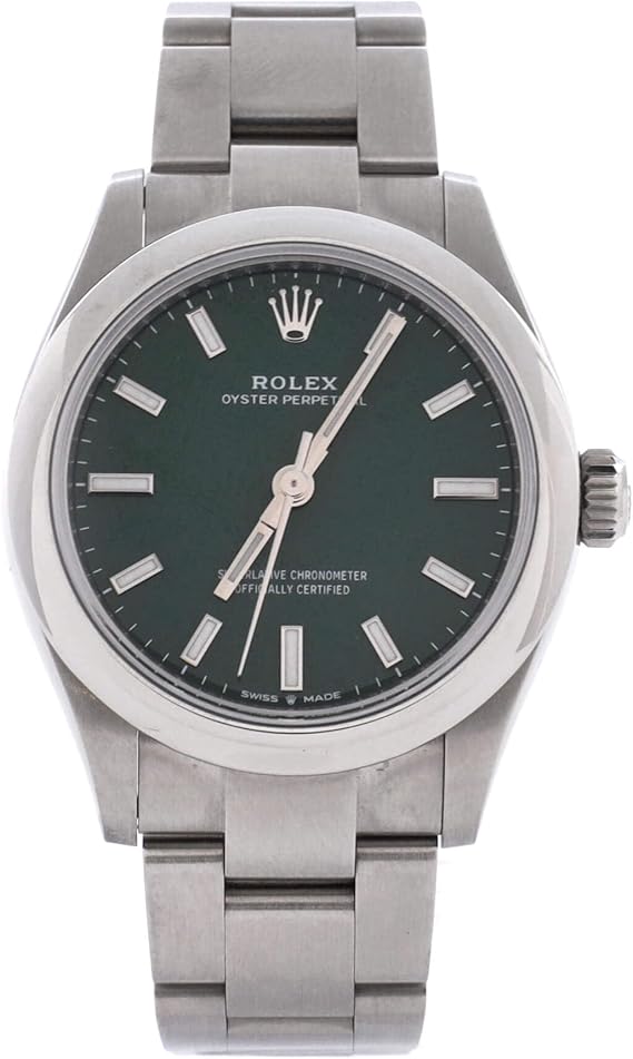 Pre-Loved Oyster Perpetual Green Automatic Watch 31