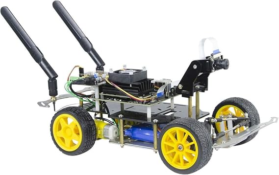 AI Racing Robot Powered by Jetson Nano Donkey Car with Deep Learning Slef Driving and Vision Line Following (with Jetson Nano+Assembled)