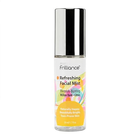 Frilliance Hydrating Facial Mist Spray, Citrus Rain, 50 ml / 1.7 fl oz