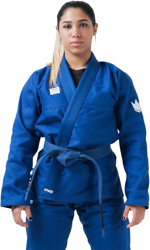 KINGZ Kore V2 Womens Jiu Jitsu Gi IBJJF Legal, Lightweight Kimono, Reinforced Stitching, Cord Drawstring